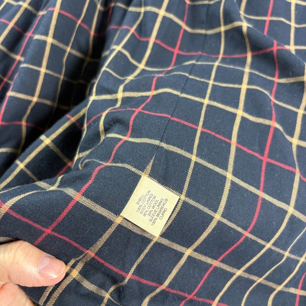 Brooks Brothers Corduroy Blazer Mens XL Green Jacket Plaid Lined Elbow Patch